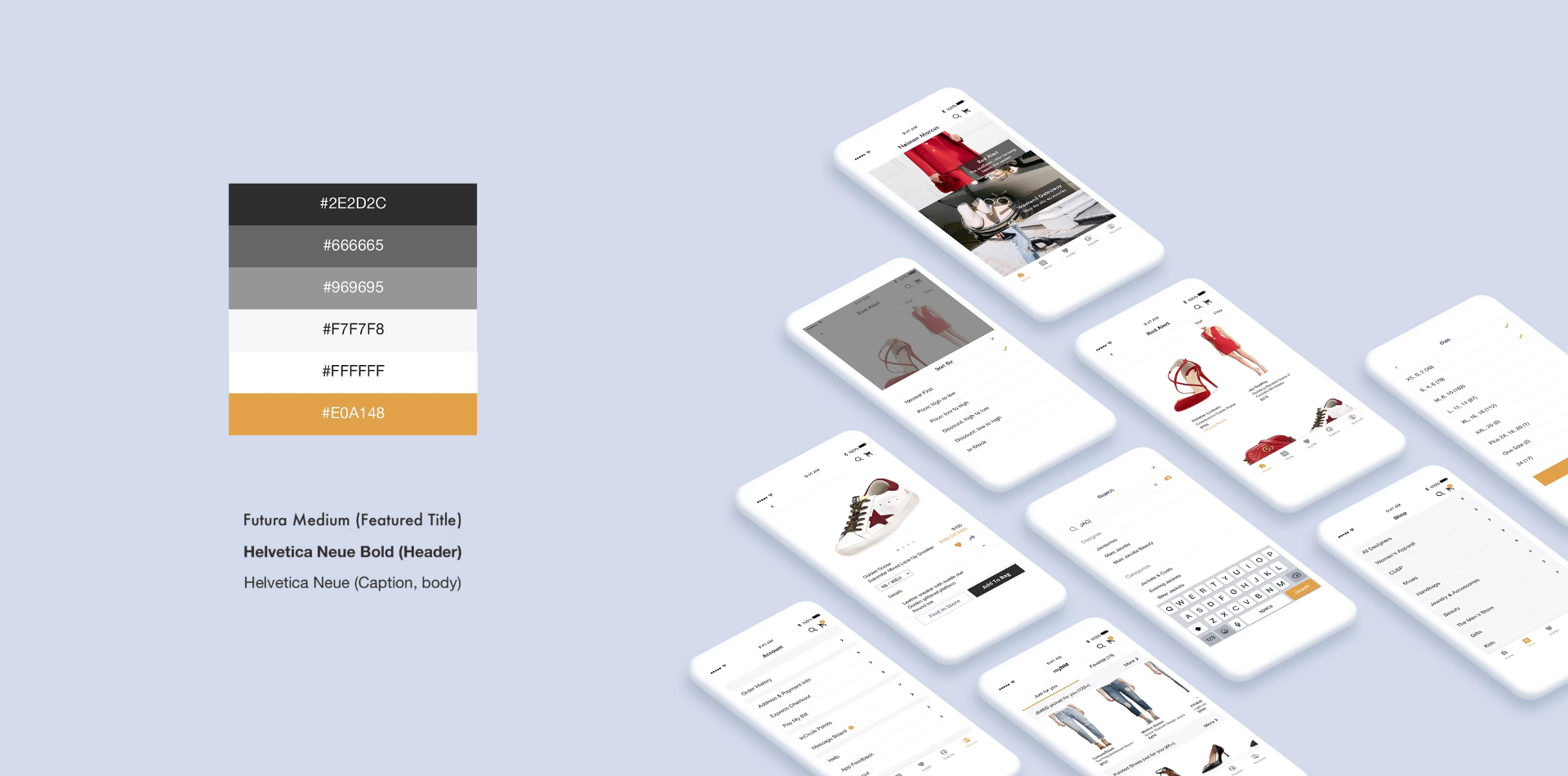 Style tile — palette, typography, and screen system